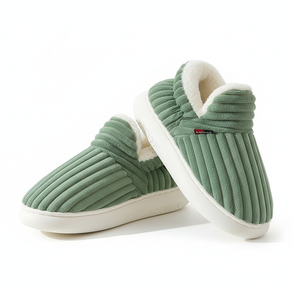 Evshine Soft Sole Slippers For Women Winter Fashion Women Fur Slippers Fuzzy Plush Men Slippers Warm Furry Women Cotton Shoes