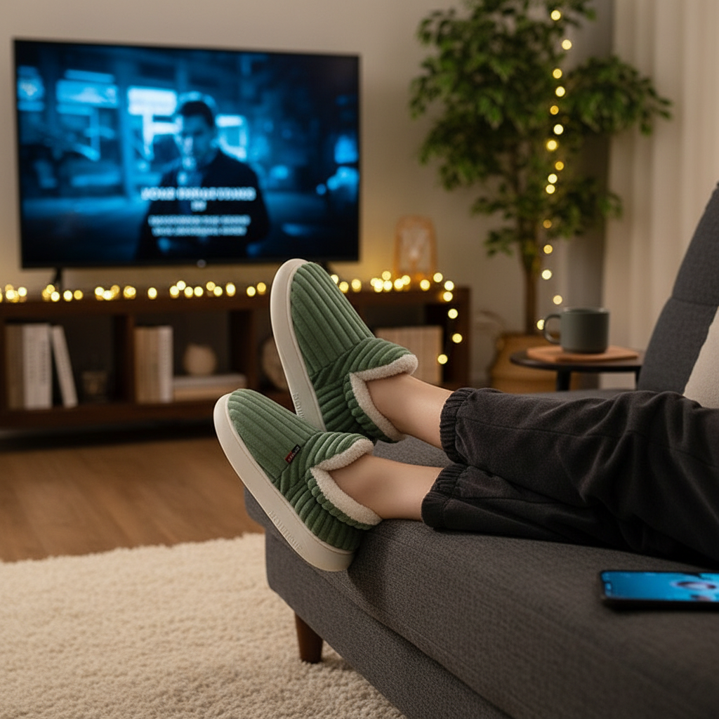 Evshine Soft Sole Slippers For Women Winter Fashion Women Fur Slippers Fuzzy Plush Men Slippers Warm Furry Women Cotton Shoes